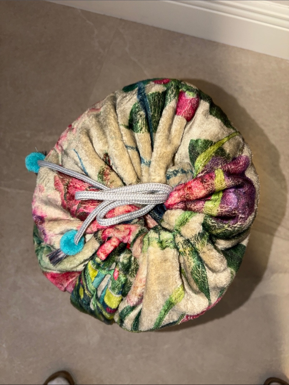 Johnny Was Blanket with Boho Drawstring Bag - Picture 5 of 7